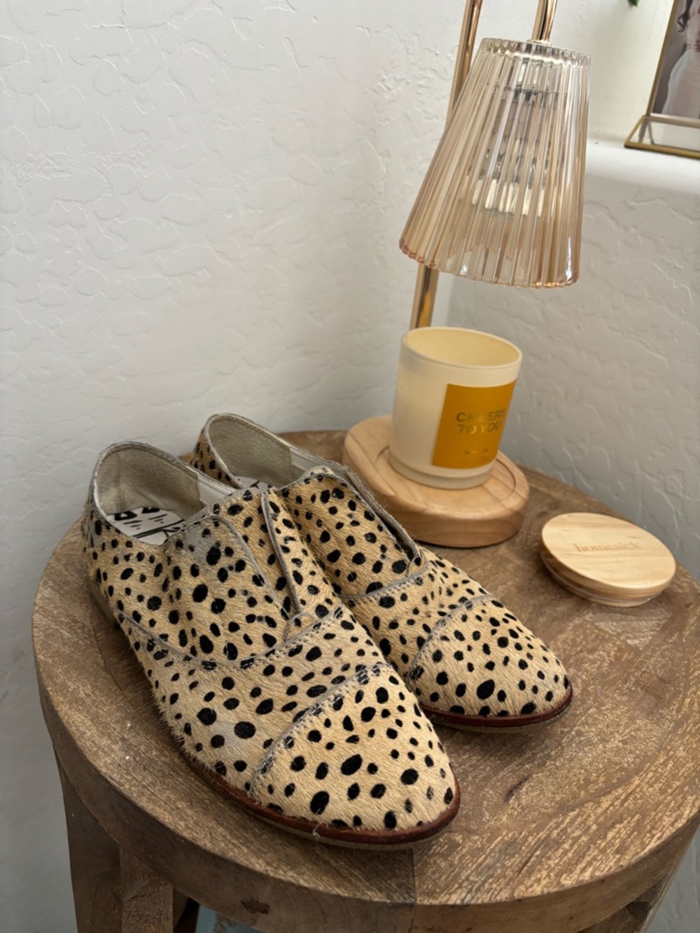 Dolce Vita Calf Hair Cheetah Print Loafers Flats Women’s US 7
